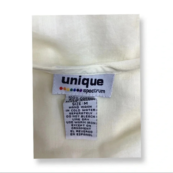 Unique Spectrum V-Neck Top with Sequence - Picture 5 of 5